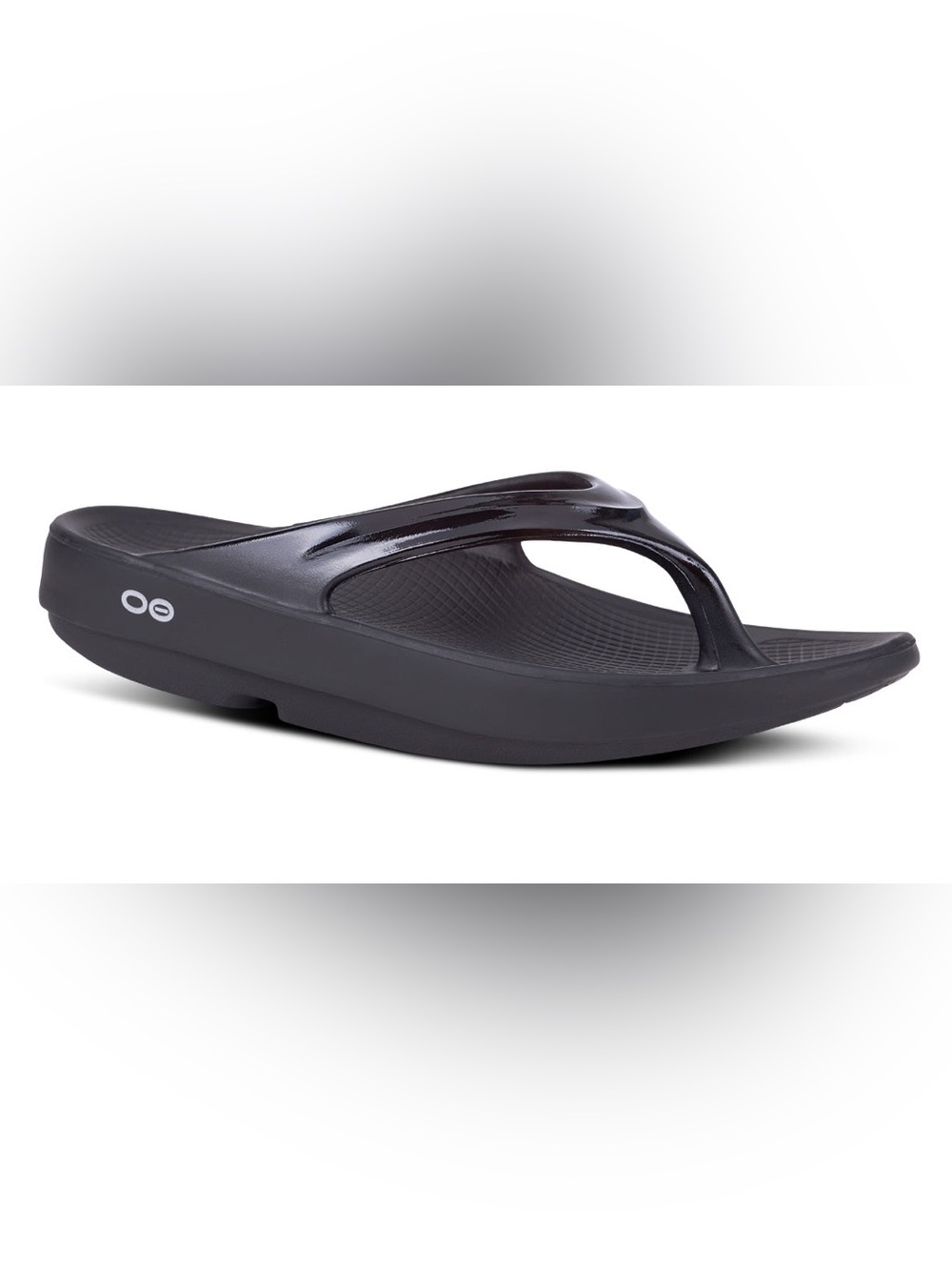 Women’s OOFOS OOlala black flip flop thong sandals- Size 7